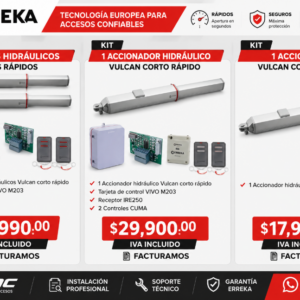 VULCA ERREKA VUA 33FLBM, VUA 33RFLBM, VUA 43FLBM, VUA 43RFLBM